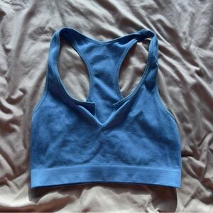 Baby Blue Racer Back Tank Top
